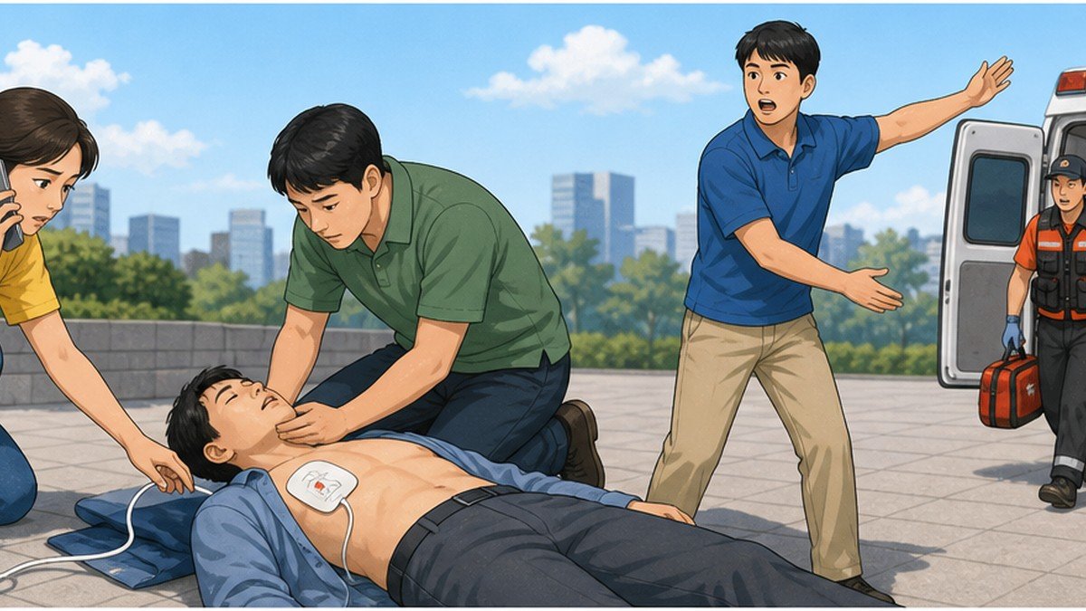 감전·익수·심정지 응급처치｜119 오기 전 행동 순서