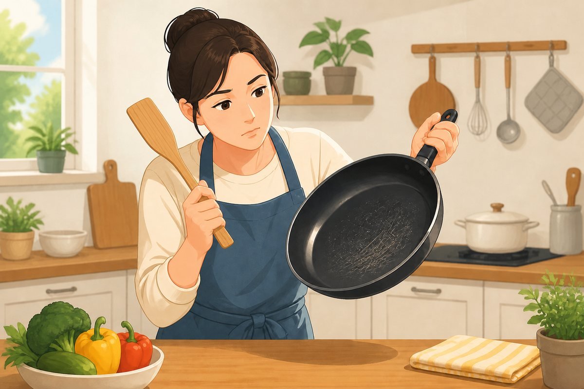 코팅 프라이팬 교체 시기|벗겨짐·과열·세척 점검표